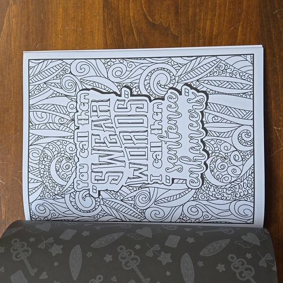 Eat A Bag of D*cks Adult Coloring Book Swear Words Adult Humor - Picture 5 of 12